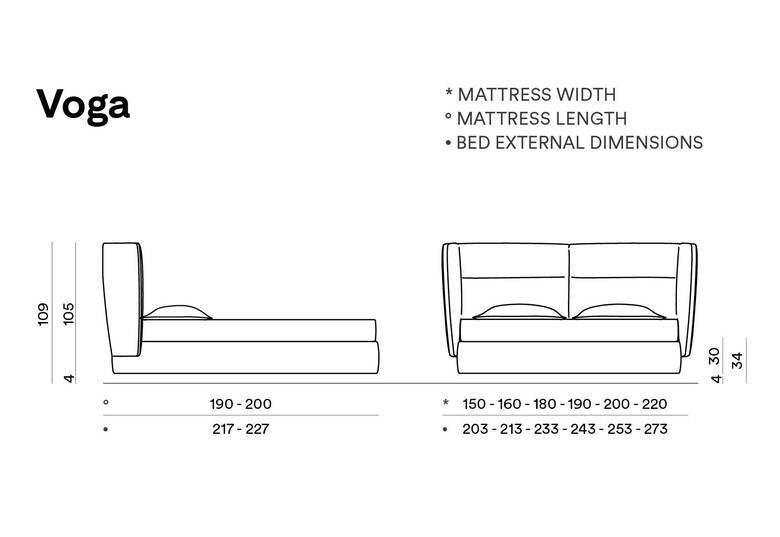 Voga bed - Ideal Furniture ES