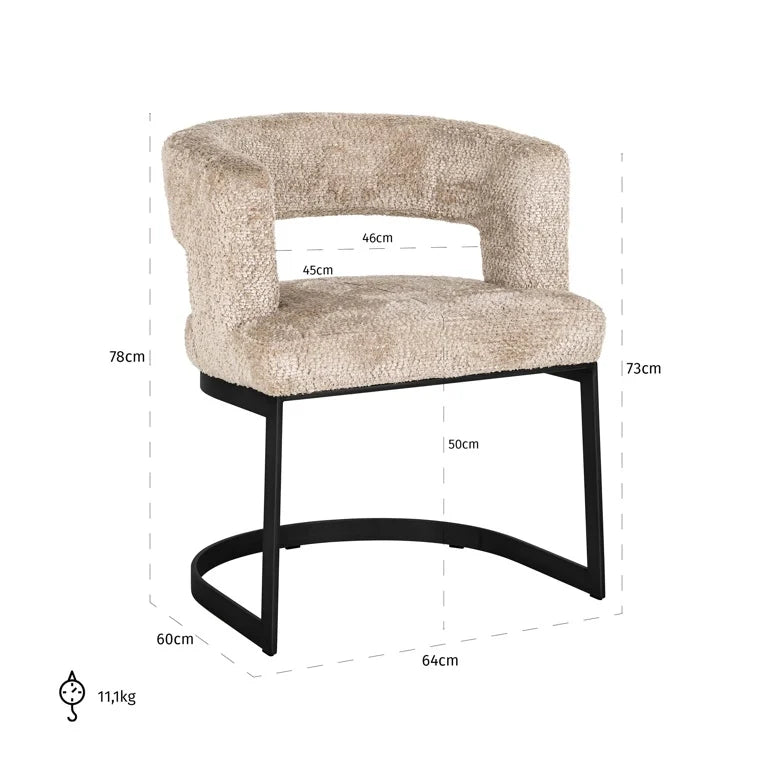 Ellis Dining Chair - Ideal Furniture ES