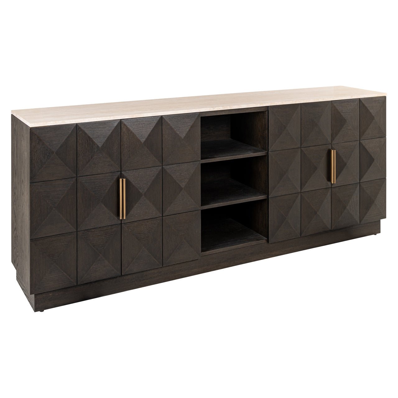 Claremont Brown Sideboard - Ideal Furniture ES