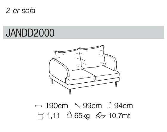 Jand Sofa - Ideal Furniture ES