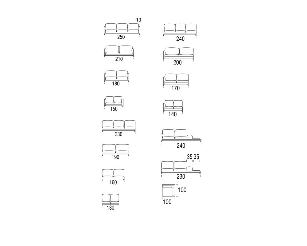 Slim Sofa - Ideal Furniture ES