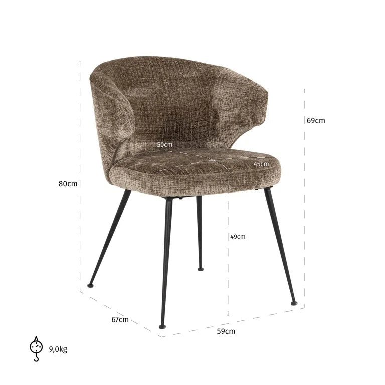 Xandra Dining Chair - Ideal Furniture ES