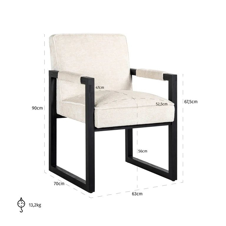 Check Dining Chair - Ideal Furniture ES