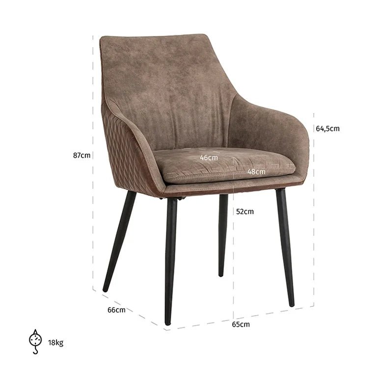 Chrissy Dining Chair - Ideal Furniture ES