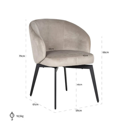 Amphara Dining Chair - Ideal Furniture ES