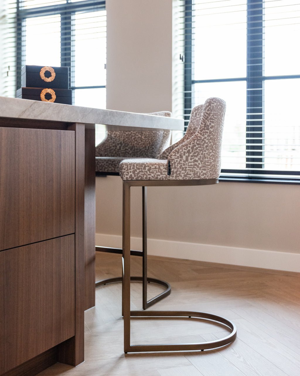 Bolton Bar Stool SET OF 2 - Ideal Furniture ES