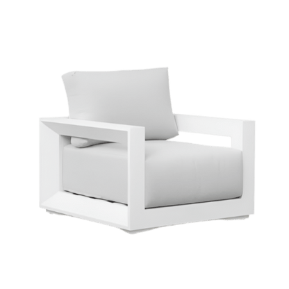 White Onix Living Chair - Ideal Furniture ES