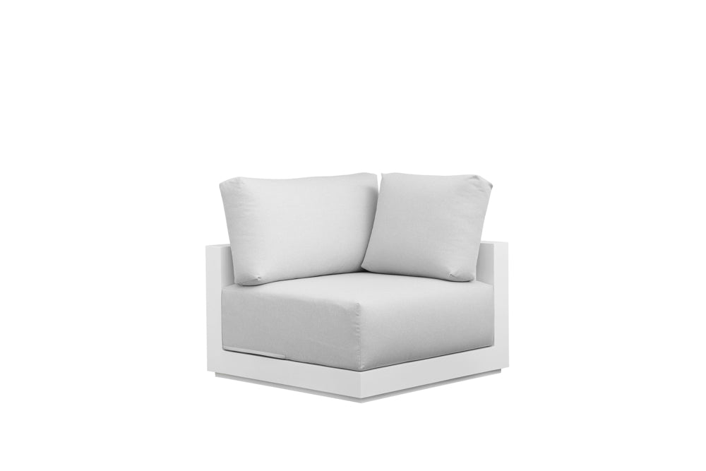 White Onix Corner Sofa - Ideal Furniture ES