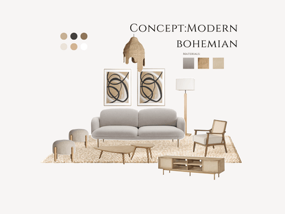 Modern Boheiman Package - Ideal Furniture ES