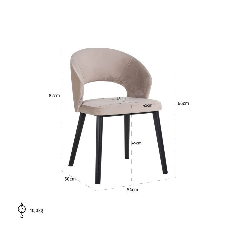 Savoy Dining Chair - Ideal Furniture ES