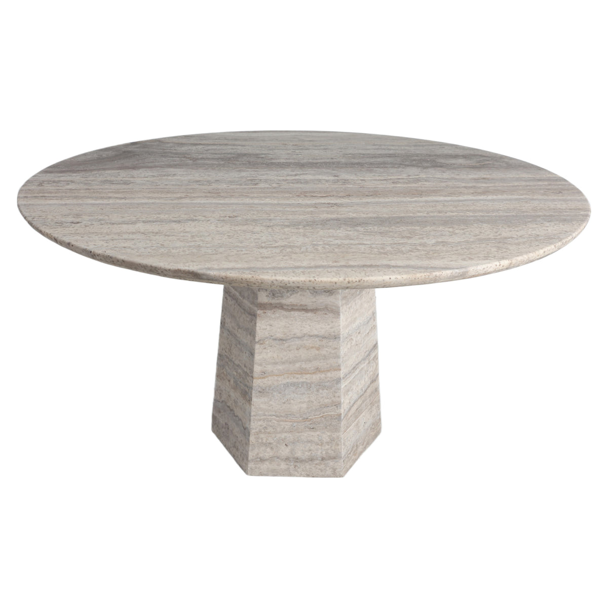 Westin travertine dining table