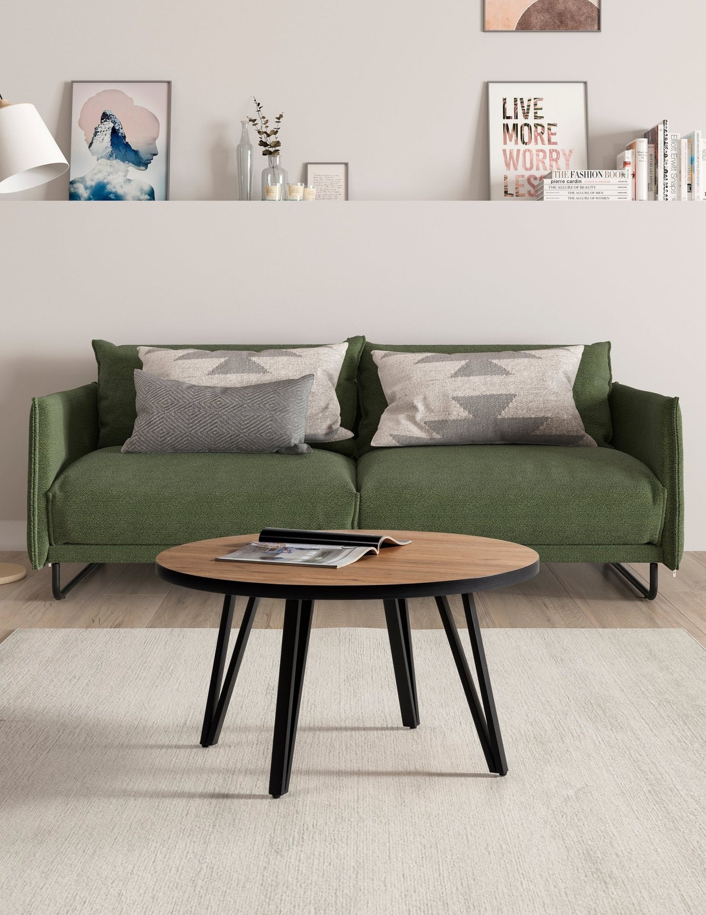 Sindi Circular Coffee Table - Ideal Furniture ES