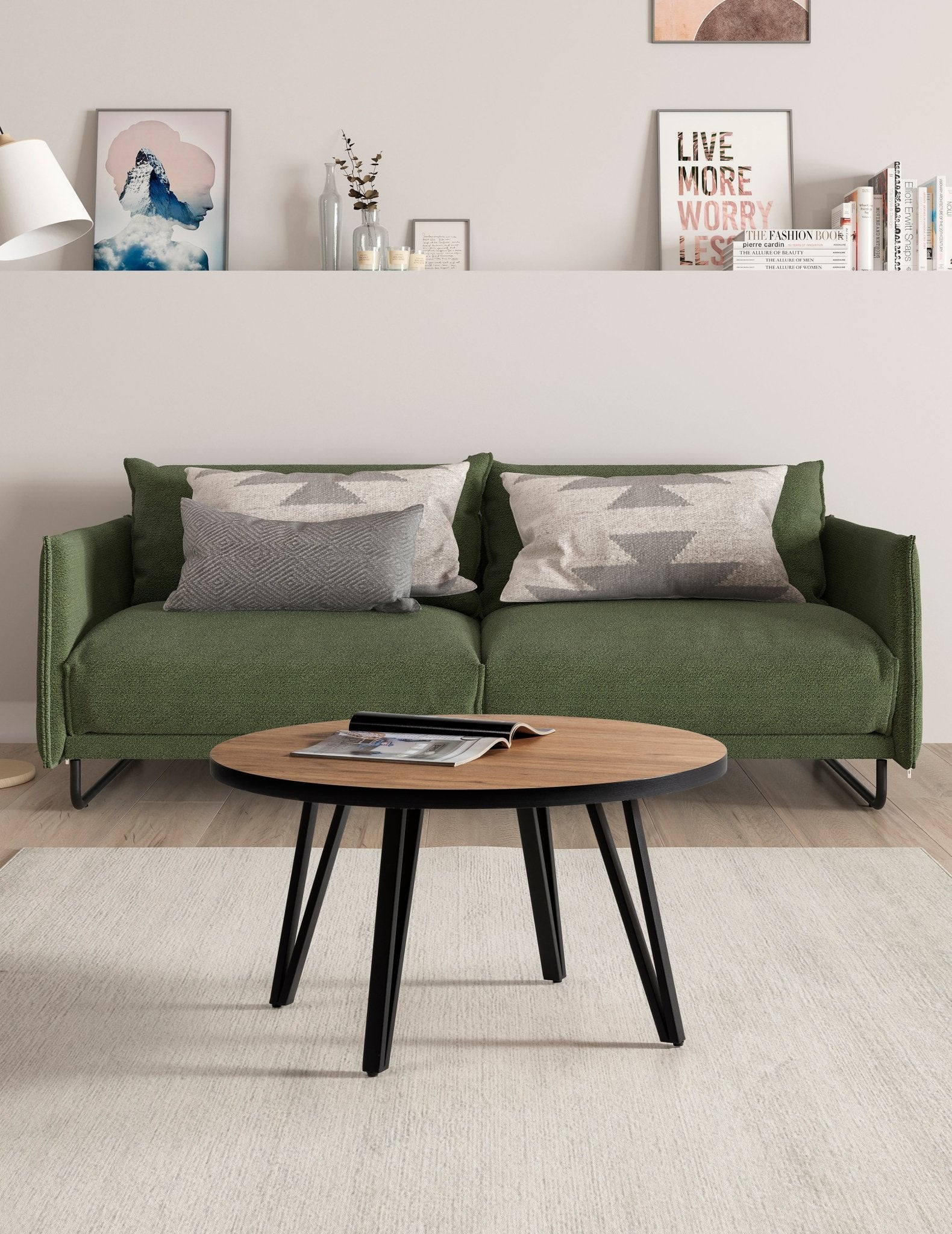 Sindi Circular Coffee Table - Ideal Furniture ES