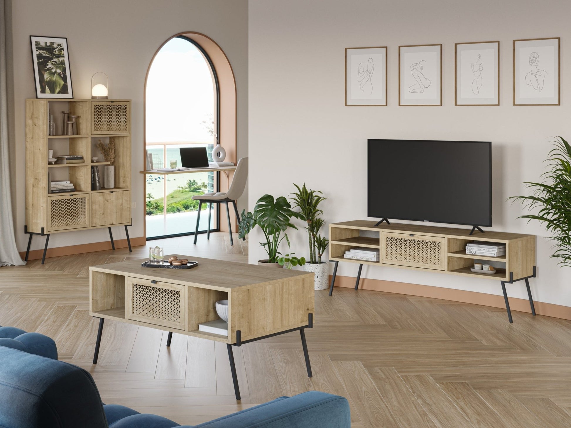 Evan TV Unit - Ideal Furniture ES