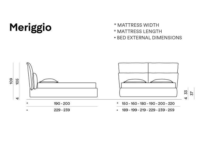 Meriggio bed - Ideal Furniture ES