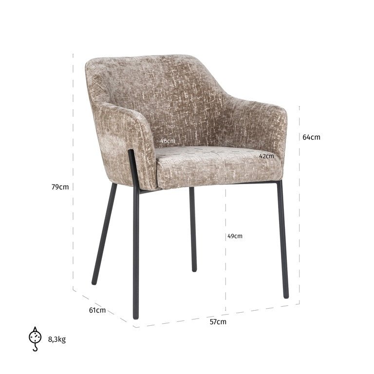 Fay Dining Chair - Ideal Furniture ES