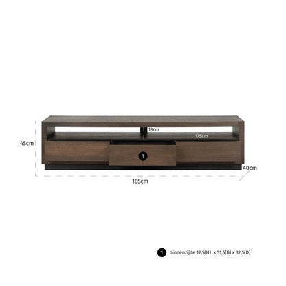 Oakura TV Unit - Ideal Furniture ES