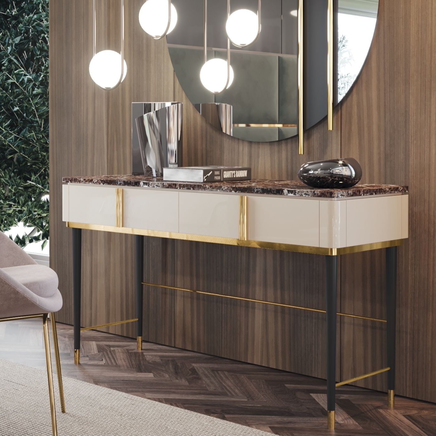 Marpa Dressing Table - Ideal Furniture ES