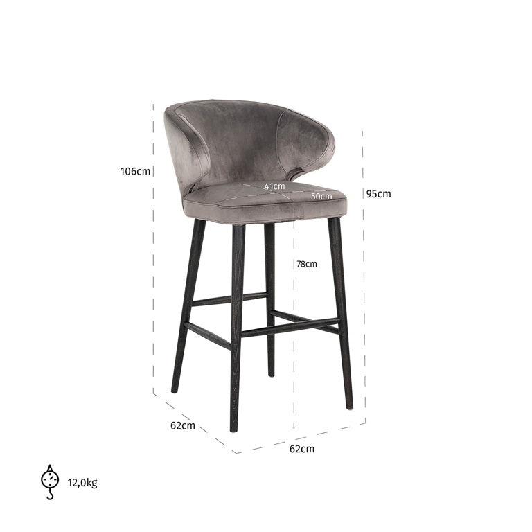 Indigo Bar Stool - Ideal Furniture ES