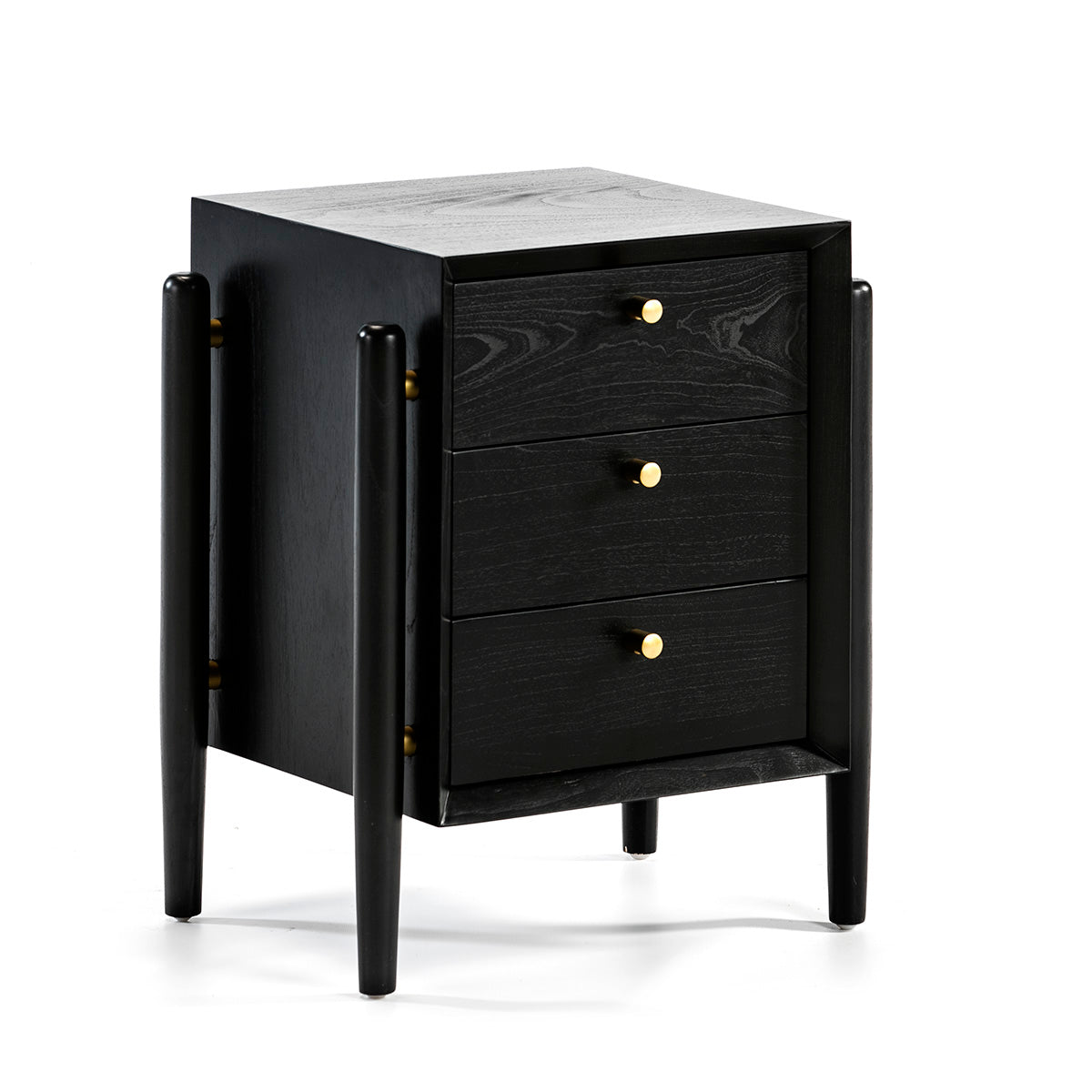 Madera Cedro Black 1 Bedside Table - Ideal Furniture ES
