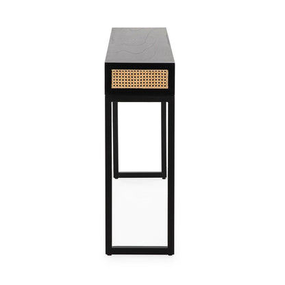 Black Slim Dressing Table - Ideal Furniture ES