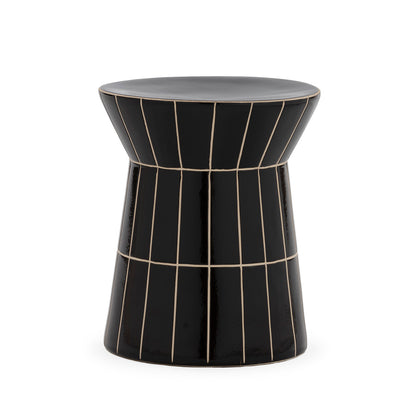 Black cera side table - Ideal Furniture ES