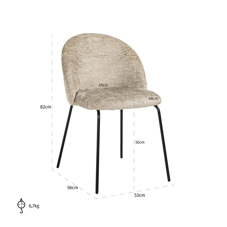 Alyssa Dining Chair - Ideal Furniture ES
