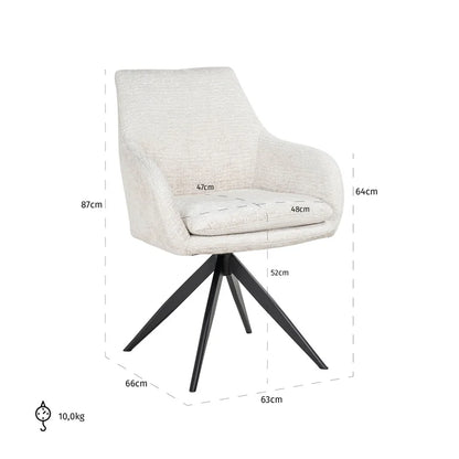 Lisonne Dining Chair - Ideal Furniture ES