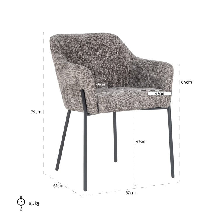 Fay Dining Chair - Ideal Furniture ES