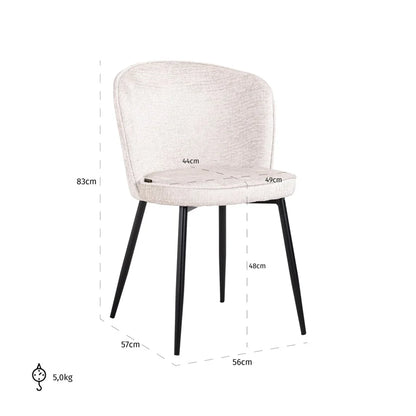 Sandy Dining Chair - Ideal Furniture ES