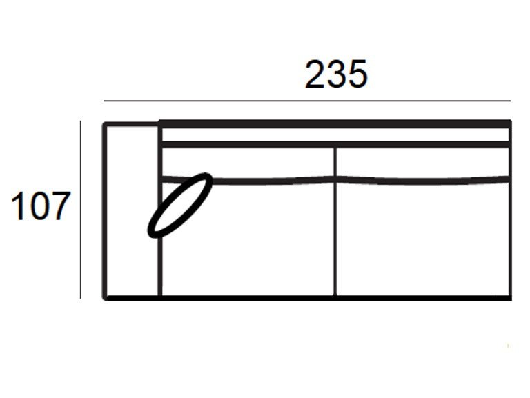Pasha Sofa - Ideal Furniture ES