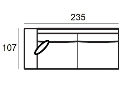 Pasha Sofa - Ideal Furniture ES
