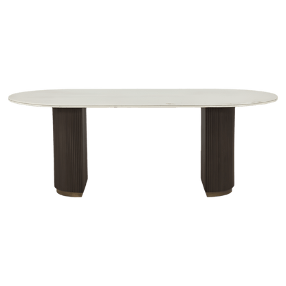 Mayfield Oval Dining Table - Ideal Furniture ES