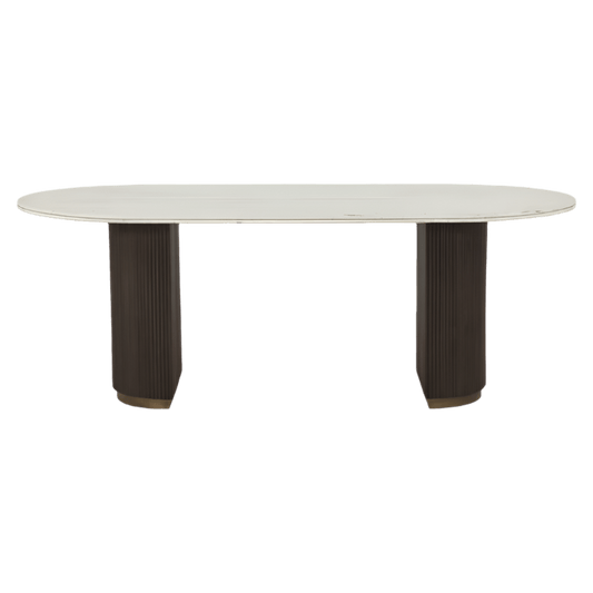 Mayfield Oval Dining Table - Ideal Furniture ES