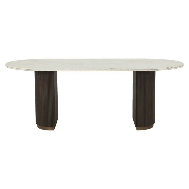 Mayfield Oval Dining Table - Ideal Furniture ES
