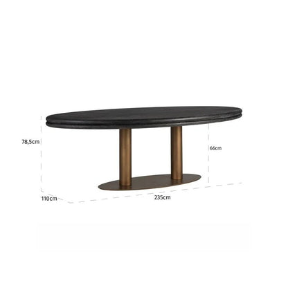 Macaron Oval Dining Table - Ideal Furniture ES