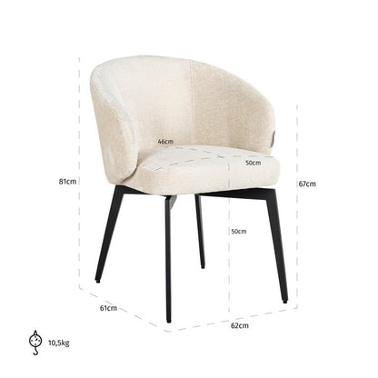 Amphara Dining Chair - Ideal Furniture ES