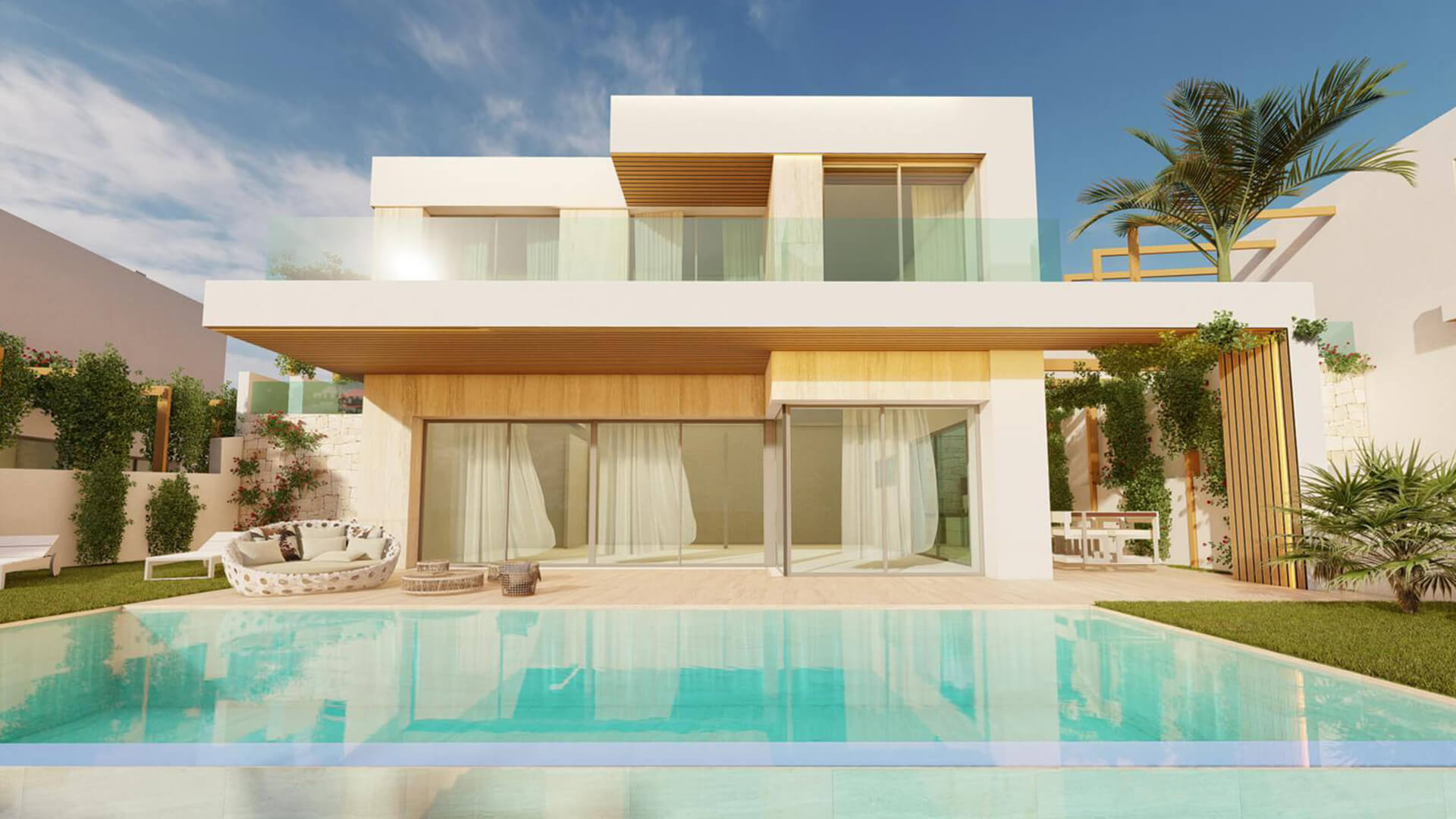 interior design for oasis levels real estate estepona with luxury furniture.