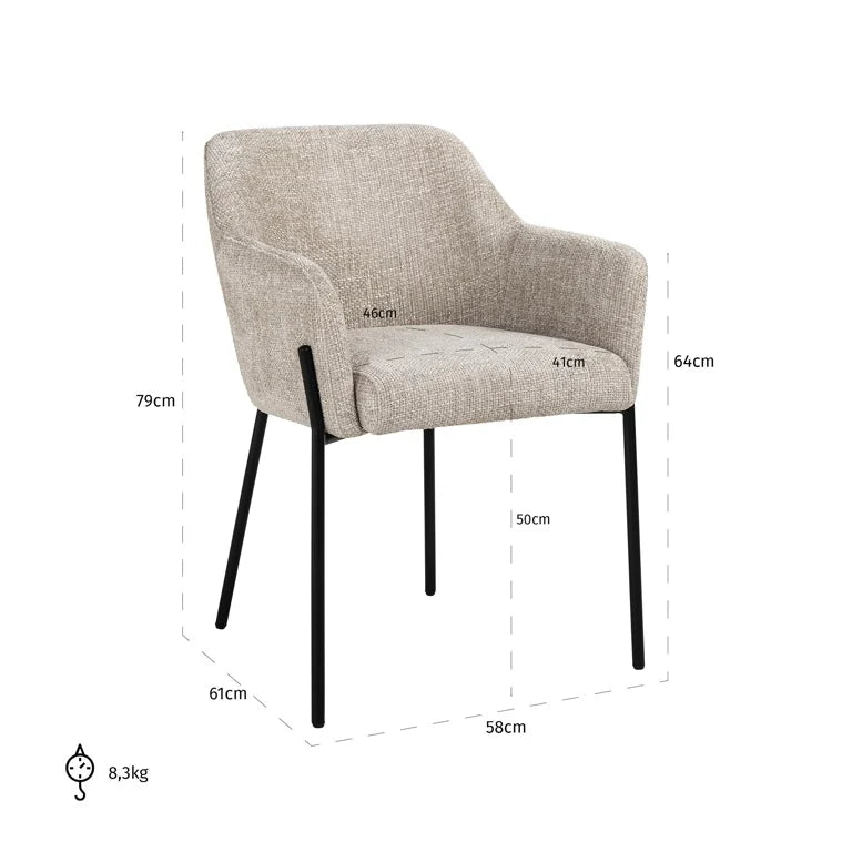 Fay Dining Chair - Ideal Furniture ES