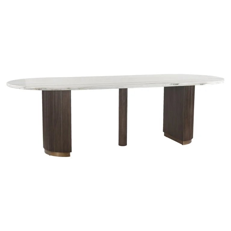 Mayfield Oval Dining Table - Ideal Furniture ES