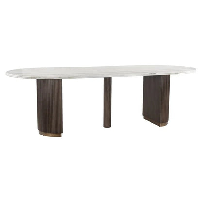 Mayfield Oval Dining Table - Ideal Furniture ES
