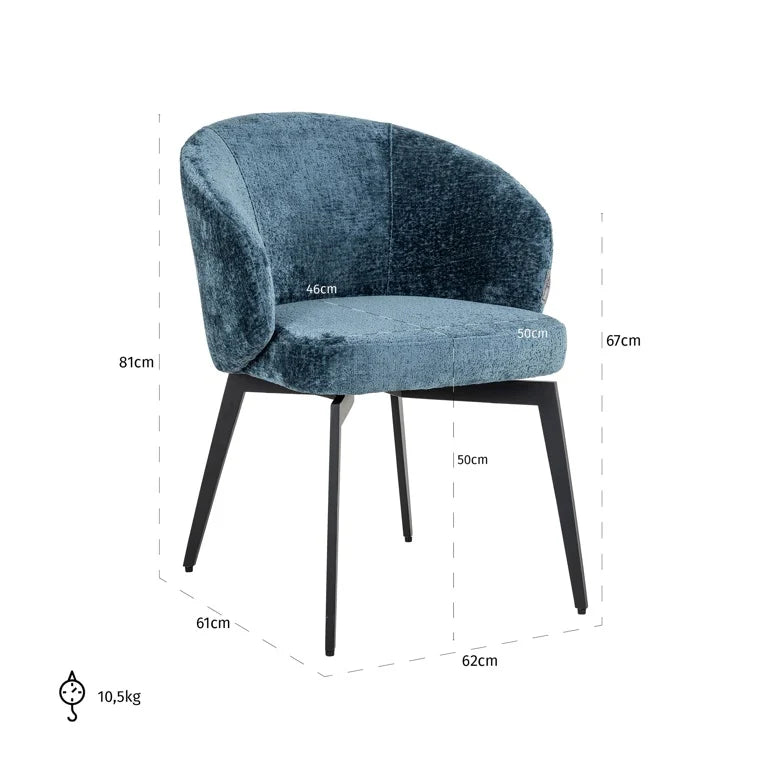 Amphara Dining Chair - Ideal Furniture ES