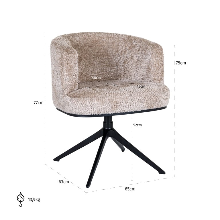 Cheyenne Dining Chair - Ideal Furniture ES