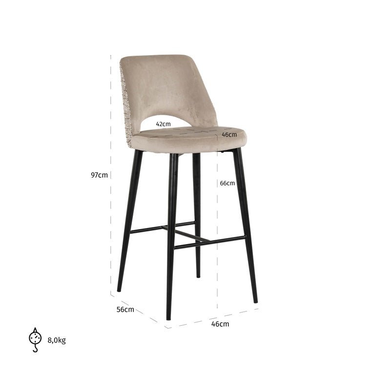 Tabitha Bar Stool - Ideal Furniture ES