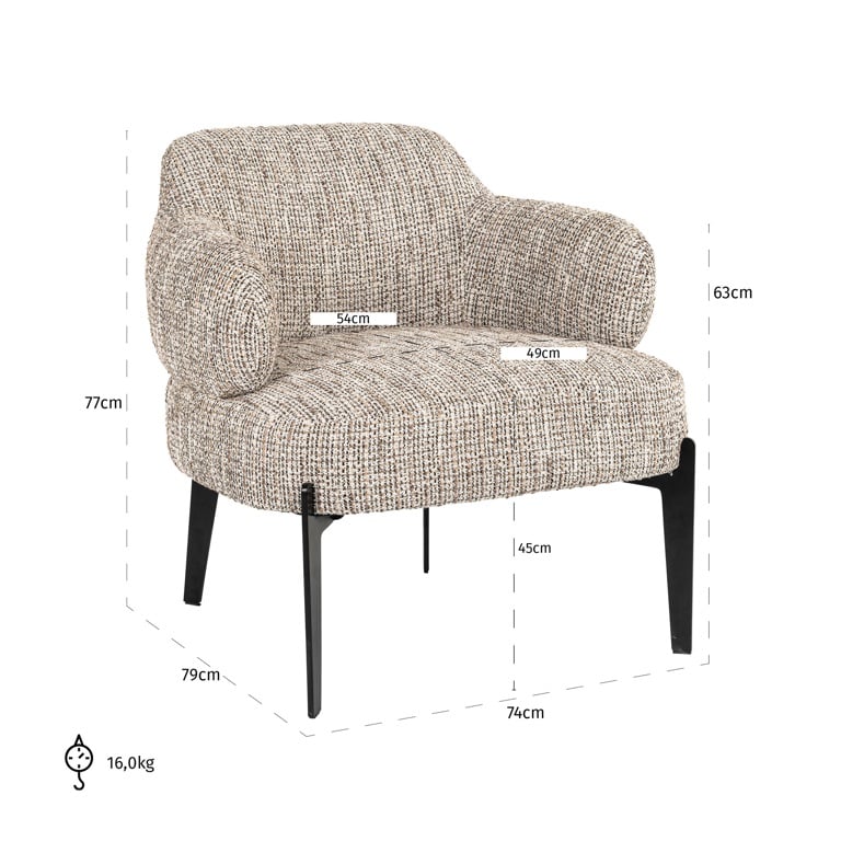 Venus Armchair - Ideal Furniture ES