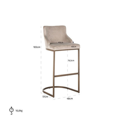 Boston Bar Stool - Ideal Furniture ES