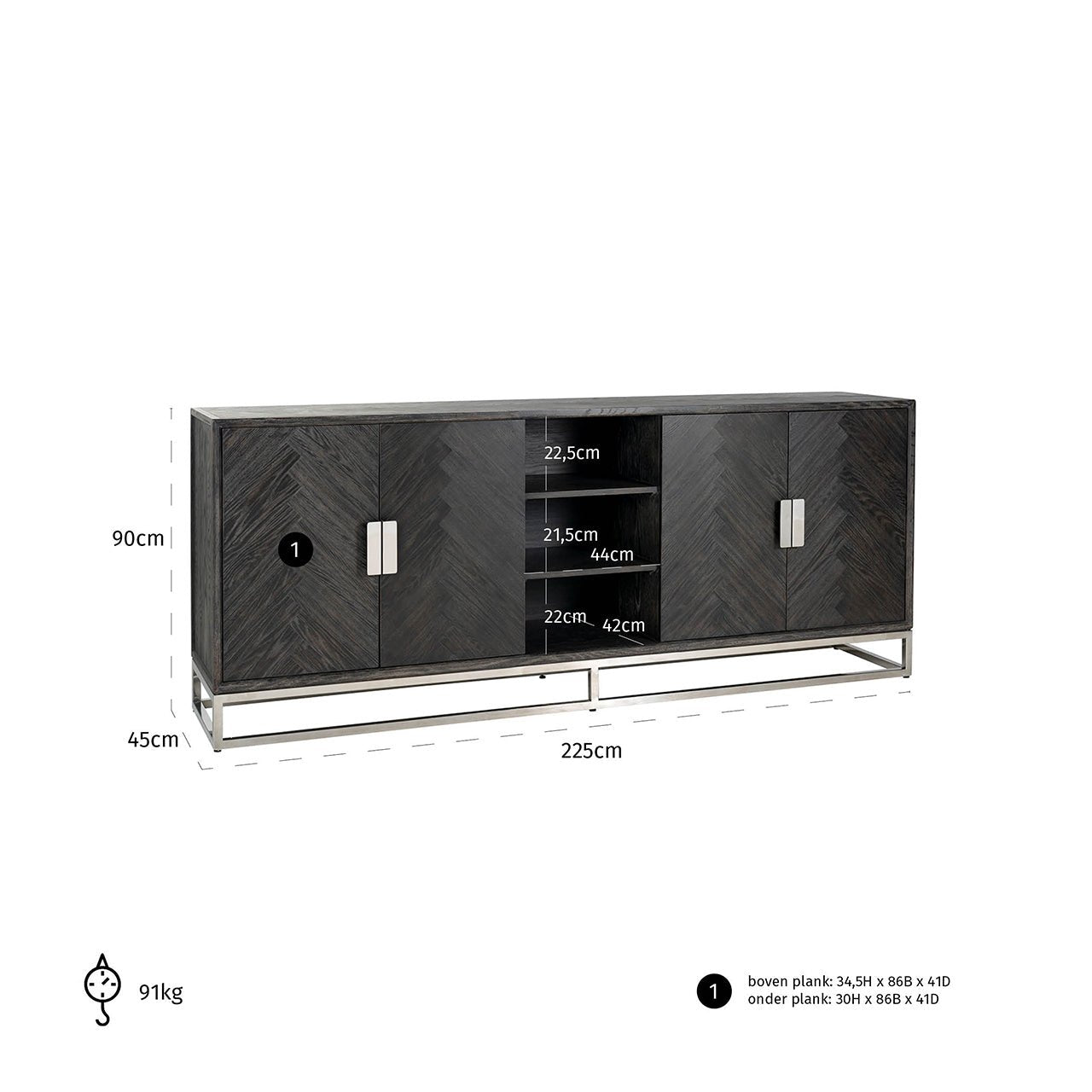 Blackbone sideboard - Ideal Furniture ES