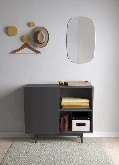601 - 2 Black Shoe Cabinet - Ideal Furniture ES