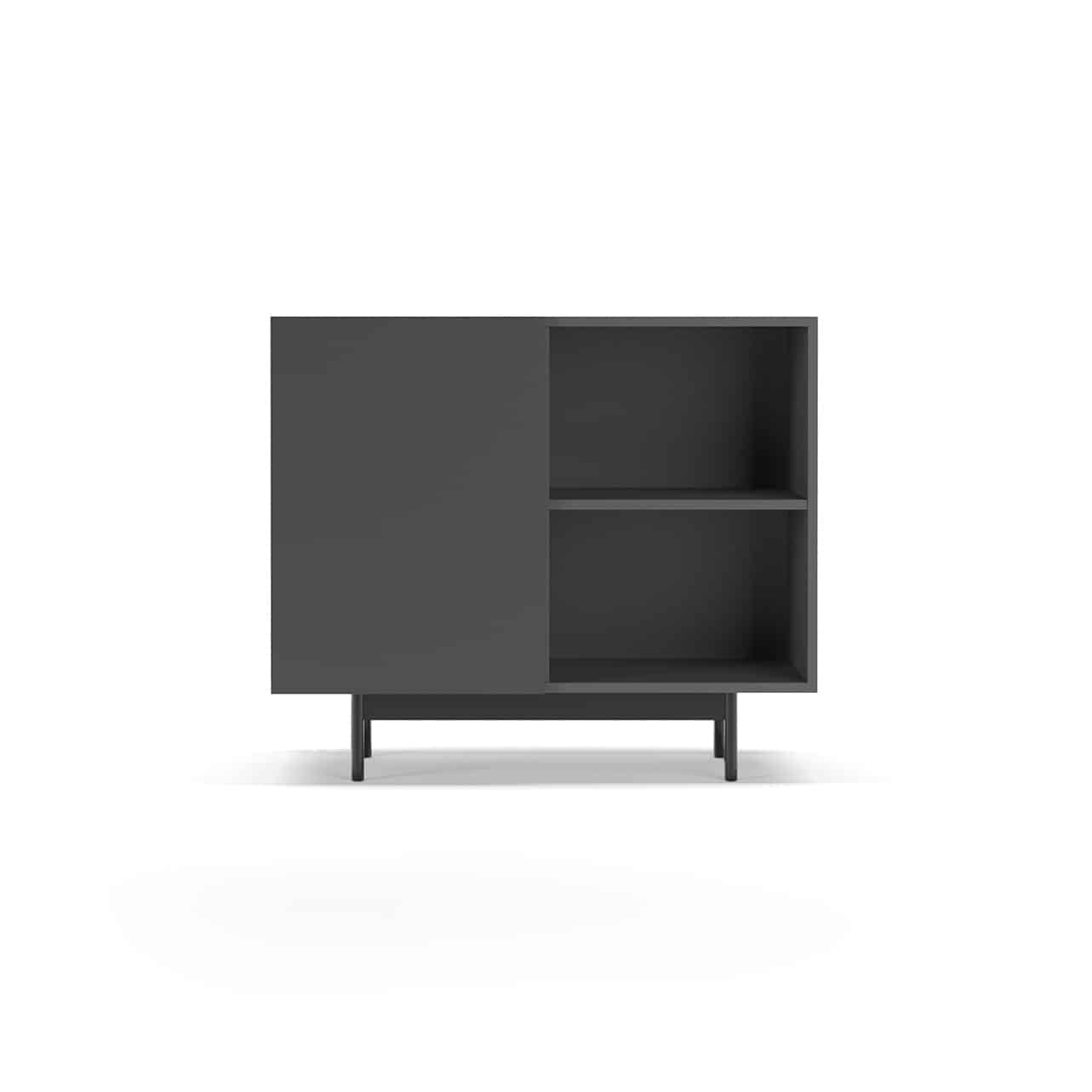 601 - 2 Black Shoe Cabinet - Ideal Furniture ES