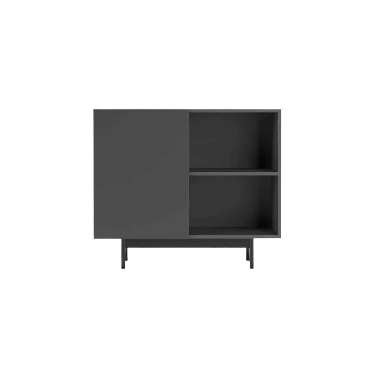 601 - 2 Black Shoe Cabinet - Ideal Furniture ES